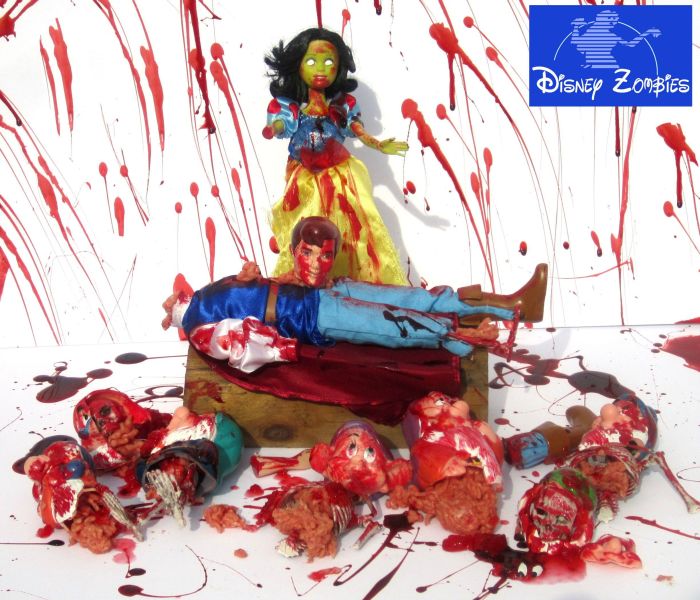 Matt Christensen Turns Disney Princesses Into Zombies (8 pics)
