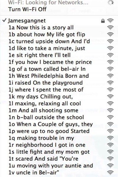 Funny Wi-Fi Network Names (24 pics)
