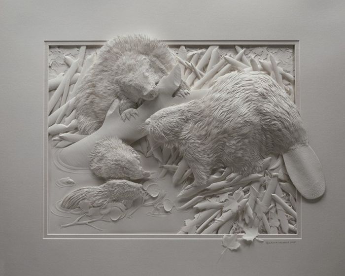 You Won't Believe That These Incredible Sculptures Are Made Out Of Paper (34 pics)