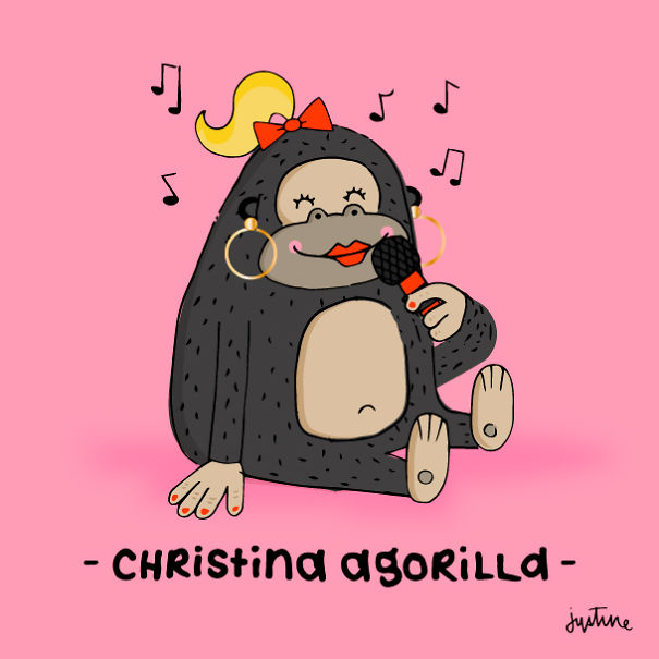 Artist Uses Celebrity Pun Names To Create Awesome Illustrations (15 pics)