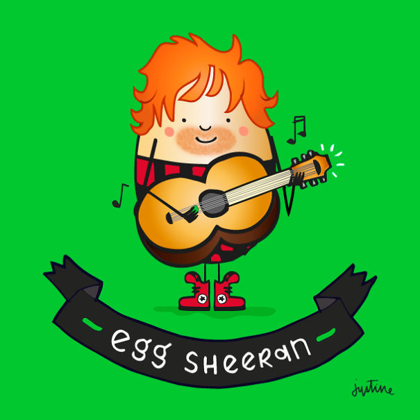 Artist Uses Celebrity Pun Names To Create Awesome Illustrations (15 pics)