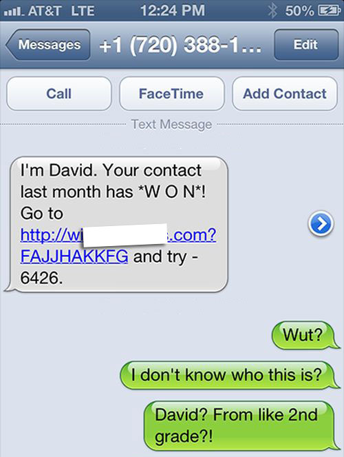 This Dude Had The Perfect Response When He Got Spam Texted (6 pics)