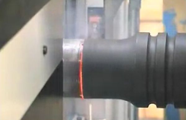 What It Looks Like When Two Pipes Are Welded Together Using Friction Welding (4 gifs)