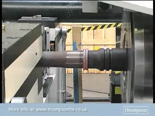 What It Looks Like When Two Pipes Are Welded Together Using Friction Welding (4 gifs)
