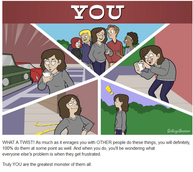 The 6 Types Of Annoying Pedestrians You'll See On The Street (6 pics)