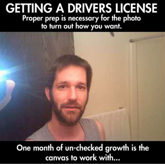 Man Totally Trolls The DMV With An Epic License Photo (6 pics)