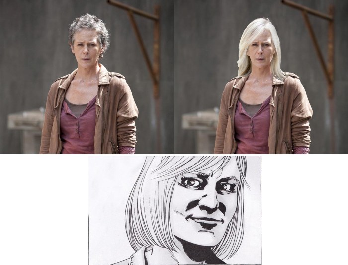 The Differences Between The Walking Dead Characters In The Comics And On TV (8 pics)