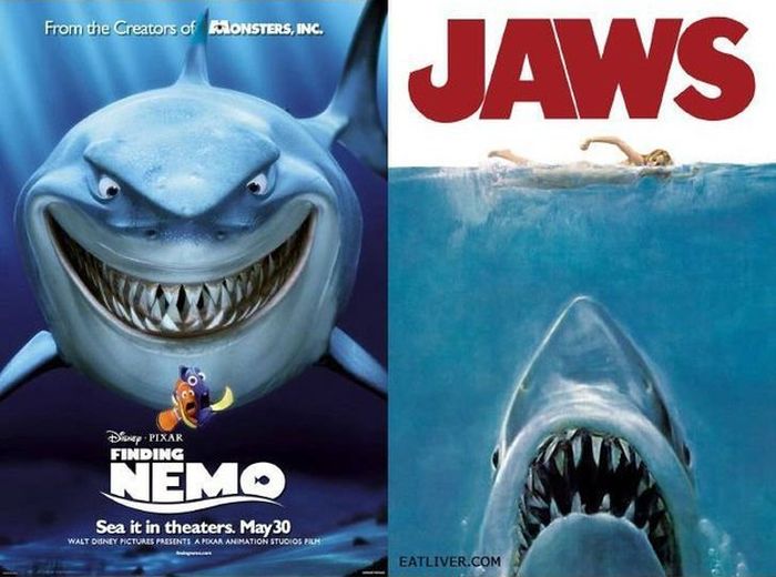 When Two Totally Different Films Can Be Summed Up Using The Same Sentence (10 pics)