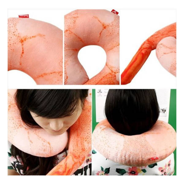 You Can Thank Japan For This Inflatable Shrimp Shaped Pillow (5 pics)