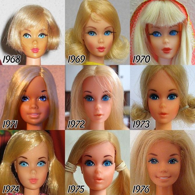 See The Evolution Of Barbie Over The Years (6 pics)