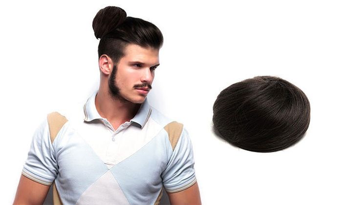 No This Isn't A Joke Clip On Man Buns Are Real (3 pics)