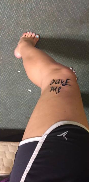 One Of A Kind Tattoo Has A Double Meaning (2 pics)