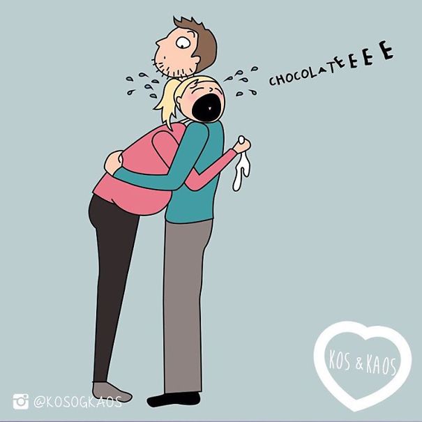 Mom Describes Everyday Pregnancy Problems Using Illustrations (23 pics)