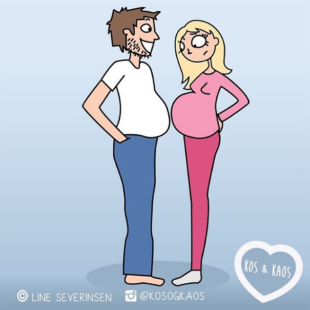 Mom Describes Everyday Pregnancy Problems Using Illustrations (23 pics)