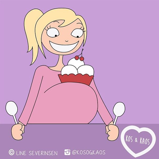 Mom Describes Everyday Pregnancy Problems Using Illustrations (23 pics)