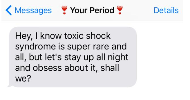 What Your Period Would Send You If It Sent Text Messages (12 pics)