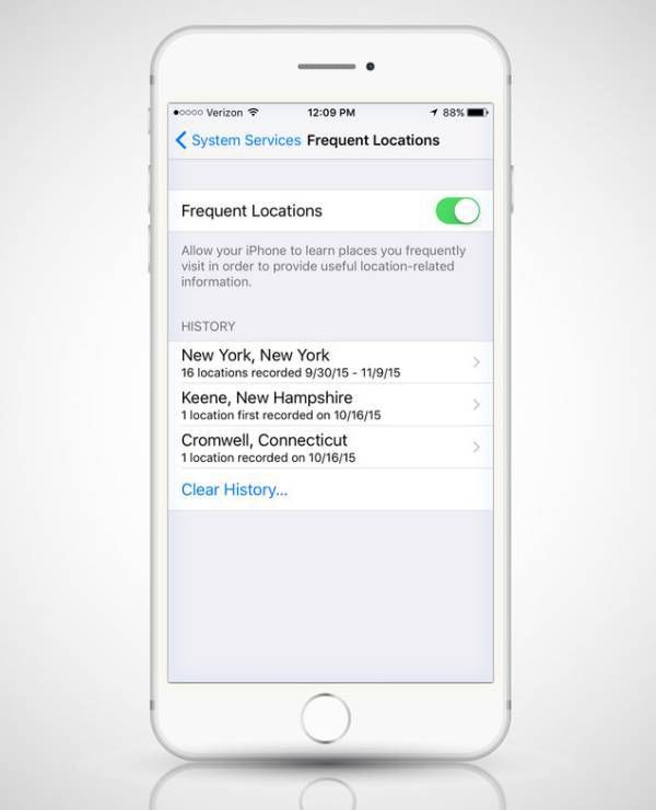This Scary iPhone Feature Knows Everywhere You've Been (5 pics)