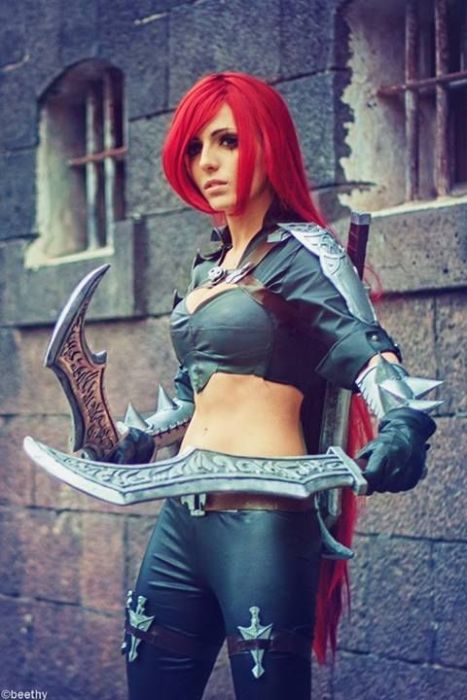 cosplay katarina league legends lol gorgeous deviantart chimera katrina luscious vera combination awesome pokemon nerdspan bonus wow stage source acidcow