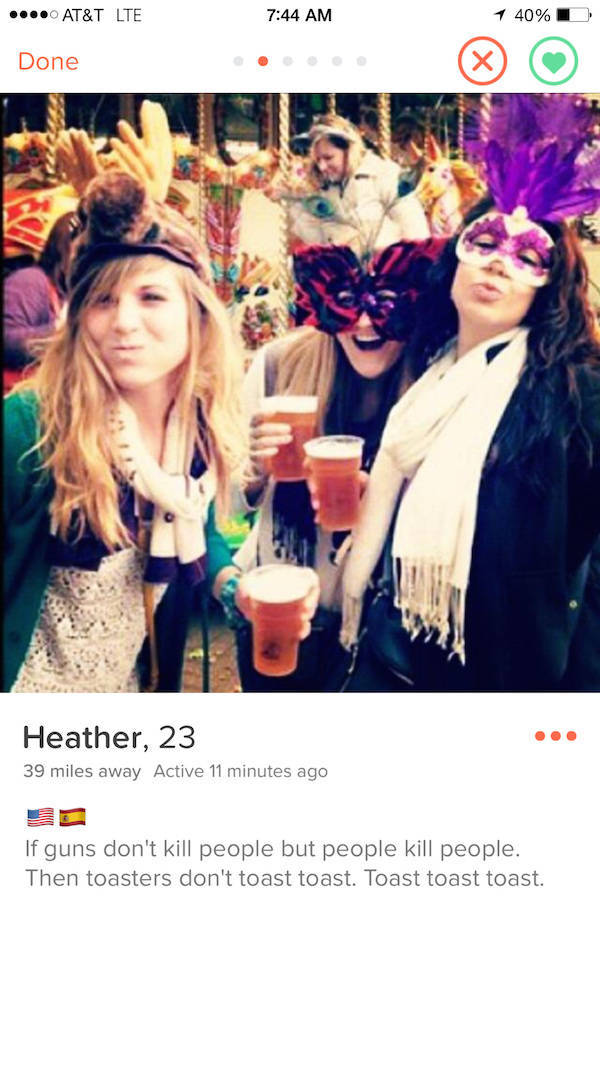 Tinder Profiles That Got Right Down To Business (29 pics)