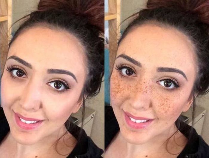 This Girl Has Made It Her Mission To Turn Freckles Into A Fashion Trend (15 pics)