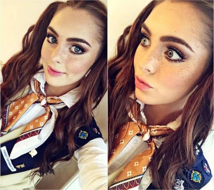 This Girl Has Made It Her Mission To Turn Freckles Into A Fashion Trend (15 pics)