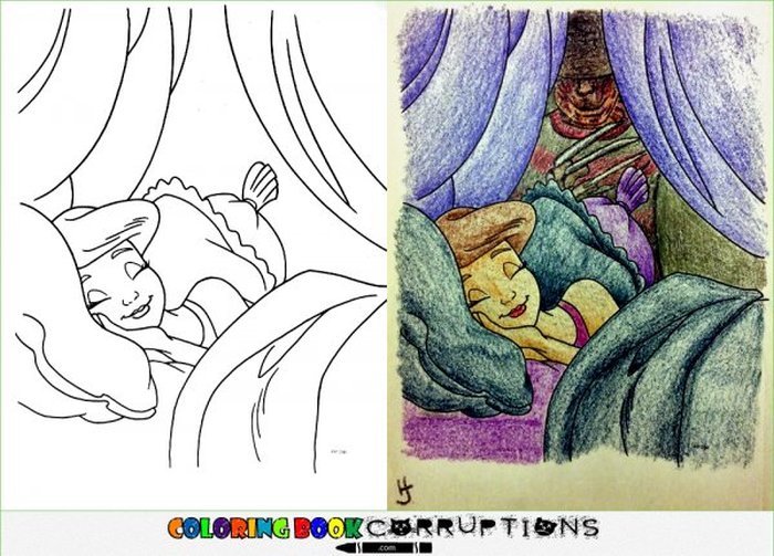 Cute Coloring Book Pictures That Will Destroy Your Childhood (34 pics)