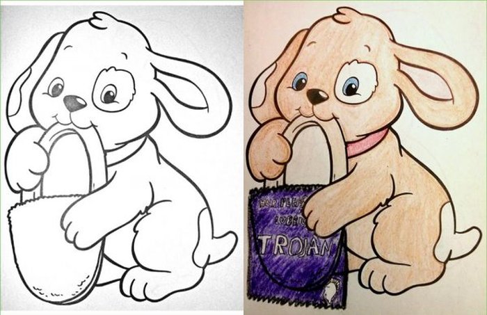 Cute Coloring Book Pictures That Will Destroy Your Childhood (34 pics)