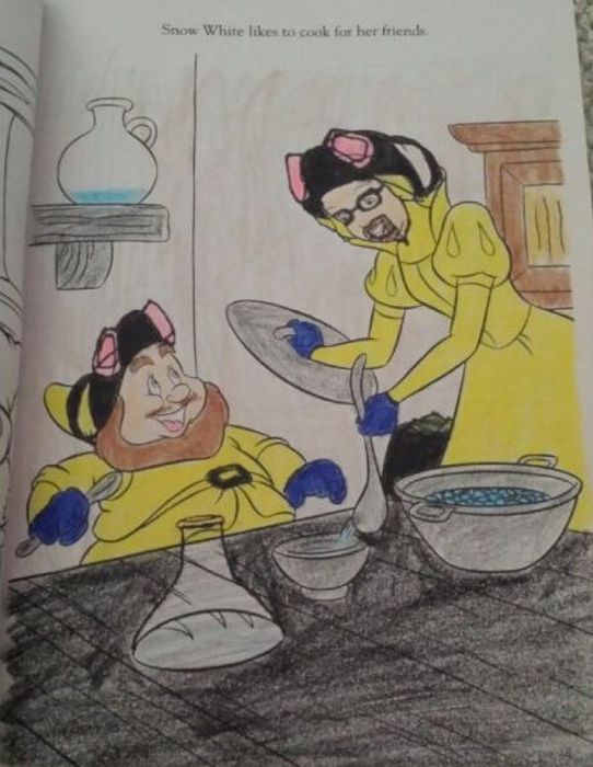 Cute Coloring Book Pictures That Will Destroy Your Childhood (34 pics)