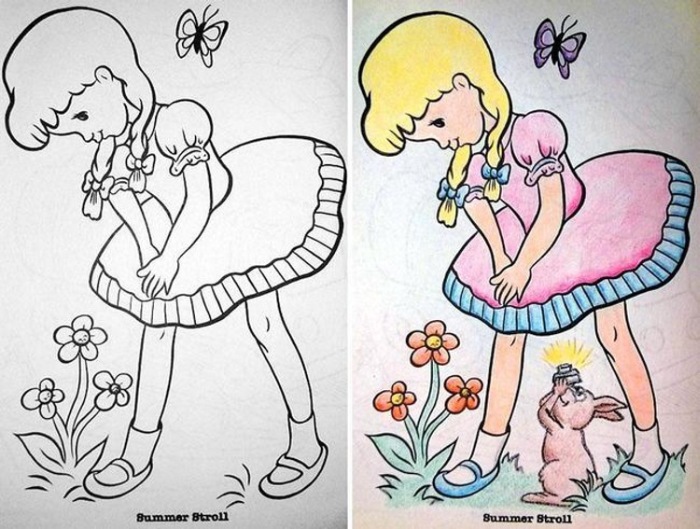 Cute Coloring Book Pictures That Will Destroy Your Childhood (34 pics)