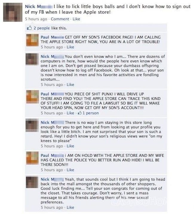 People Who Got Owned Because They Forgot To Log Out Of Facebook (16 pics)