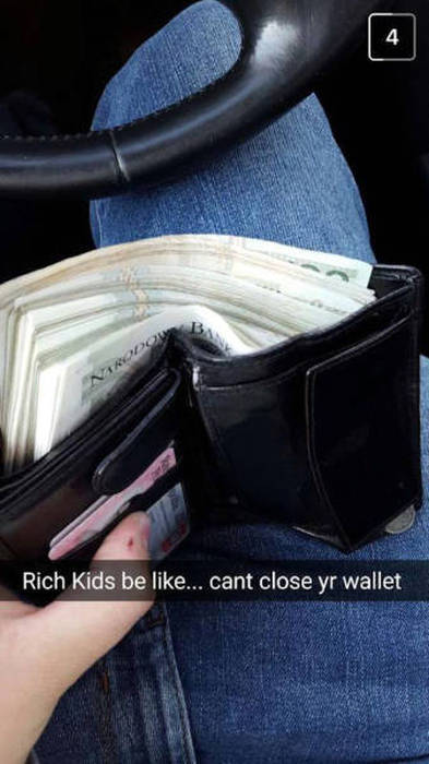 Rich Kids Will Never Turn Down A Chance To Brag On Snapchat (22 pics)