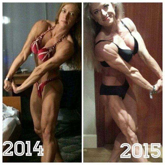 In Only One Year This Female Bodybuilder Has Made A Shocking Transformation (6 pics)