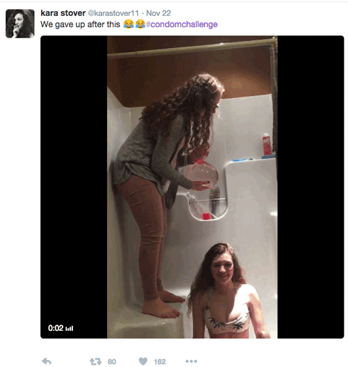 The Condom Challenge Is The Strangest Viral Trend Of All Time (13 gifs)