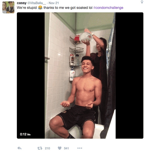 The Condom Challenge Is The Strangest Viral Trend Of All Time (13 gifs)