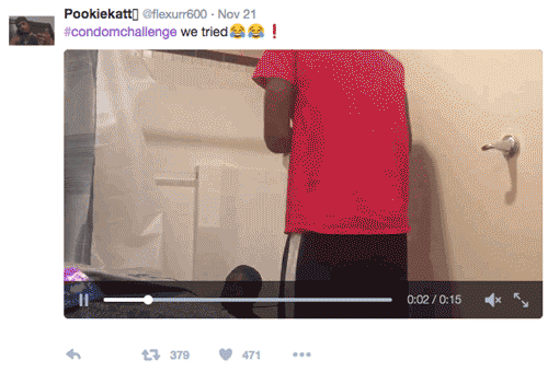 The Condom Challenge Is The Strangest Viral Trend Of All Time (13 gifs)