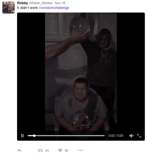 The Condom Challenge Is The Strangest Viral Trend Of All Time (13 gifs)