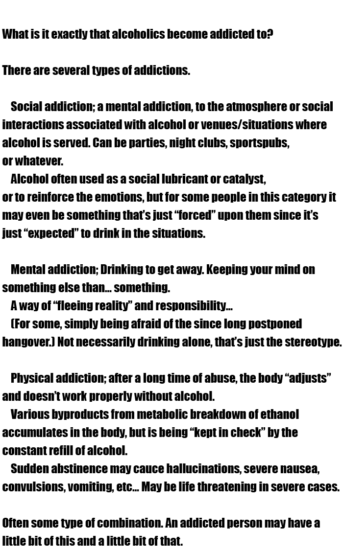 What Causes People To Become Addicted To Alcohol (2 pics)