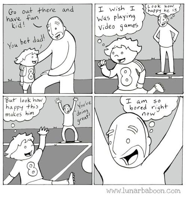 Comics From Lunarbaboon That Perfectly Sum Up The Parenthood Experience (16 pics)