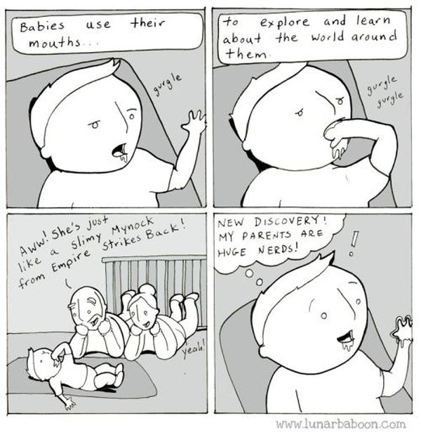 Comics From Lunarbaboon That Perfectly Sum Up The Parenthood Experience (16 pics)
