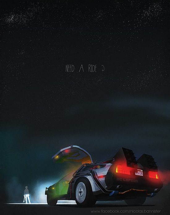 Artist Pays Tribute To The Most Iconic Cars From Pop Culture (24 pics)