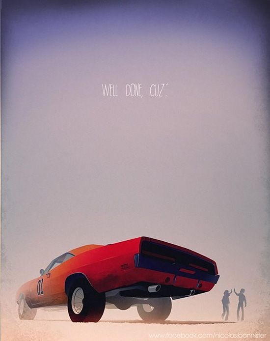 Artist Pays Tribute To The Most Iconic Cars From Pop Culture (24 pics)
