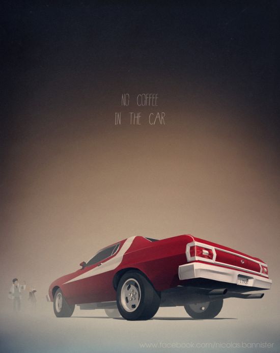 Artist Pays Tribute To The Most Iconic Cars From Pop Culture (24 pics)