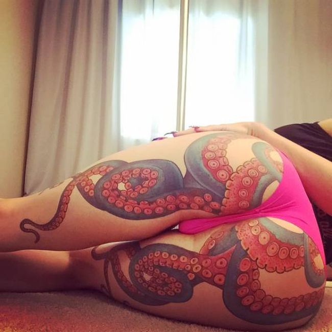 This Octopus Tattoo Is Both Awesome And Outrageous (6 pics)
