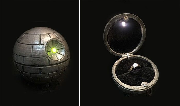 Girls Just Can't Refuse These Geeky Engagement Rings (30 pics)