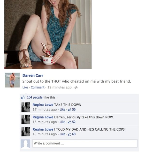 Shameful Moments That Played Out On Facebook (21 pics)