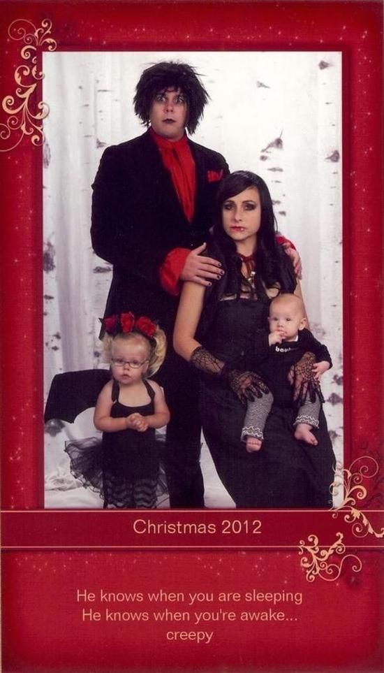 Every Year This Couple Sends Out An Epic Christmas Card  (12 pics)