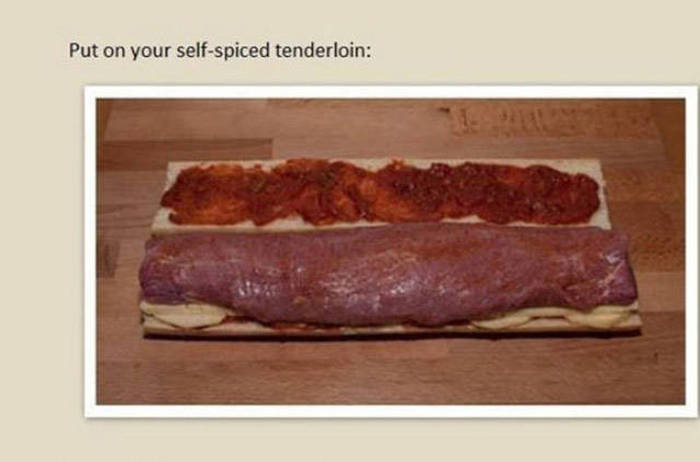 How To Make A Homemade Pork Baguette Wrapped In Bacon (20 pics)
