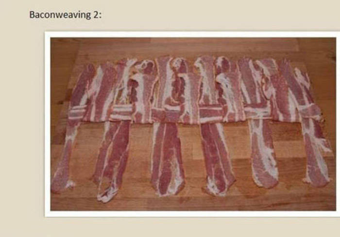 How To Make A Homemade Pork Baguette Wrapped In Bacon (20 pics)