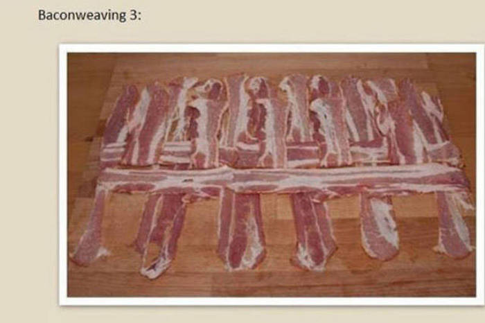 How To Make A Homemade Pork Baguette Wrapped In Bacon (20 pics)