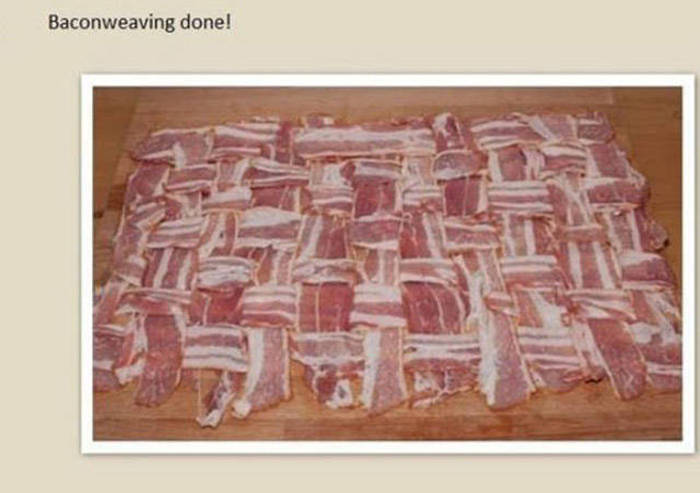 How To Make A Homemade Pork Baguette Wrapped In Bacon (20 pics)